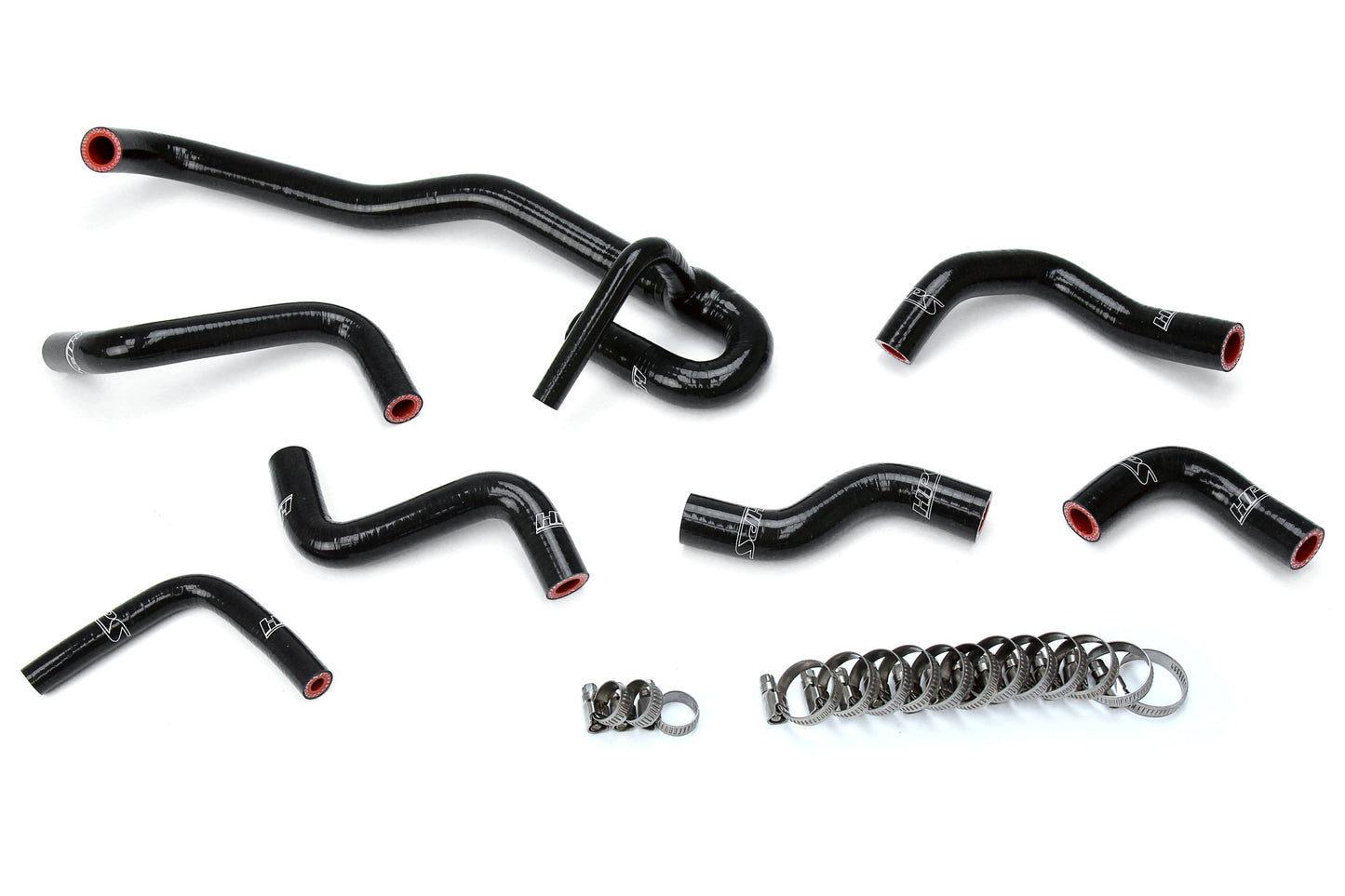 HPS Silicone Heater Coolant Hose Kit Toyota 1990-1991 4Runner 3.0L V6 with Rear Heater Left Hand Drive, 57-2190