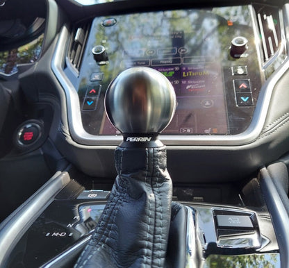 Perrin Ball Shift Knob - 2.0in. / Brushed Finish FOR Subaru Outback / Ascent CVT 2020+ | PSP-INR-141-3