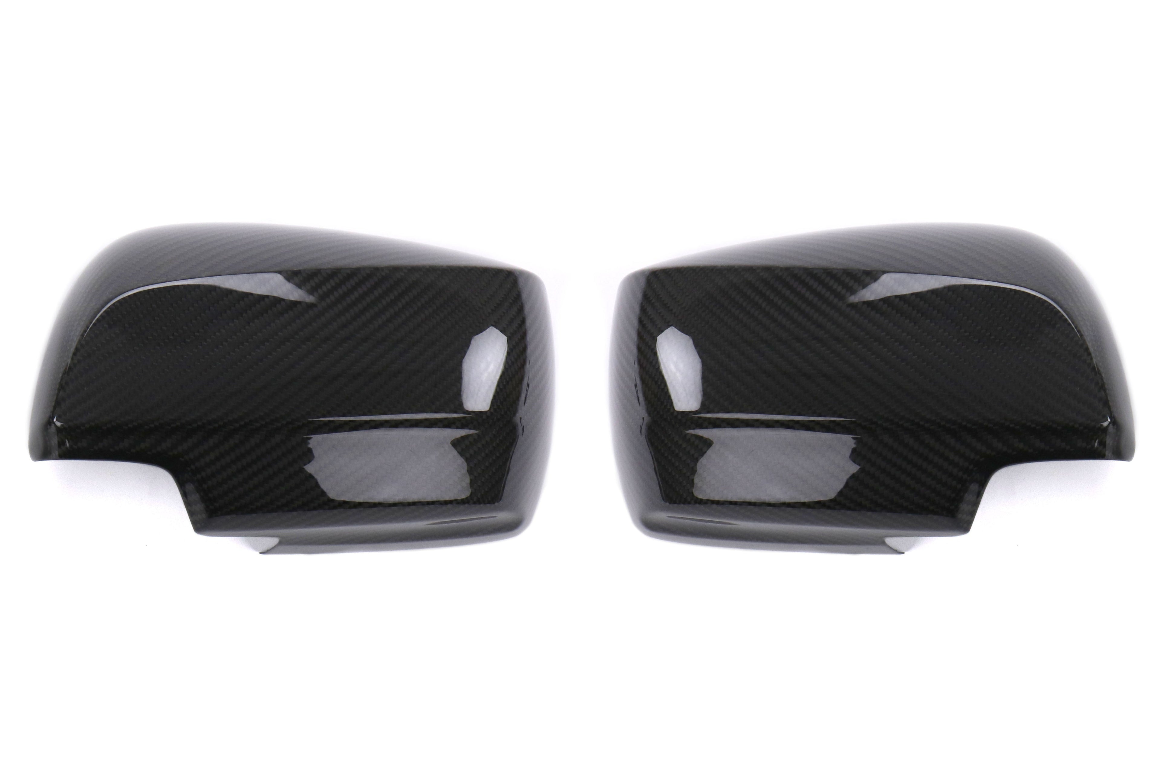 OLM LE Dry Carbon Fiber Full Mirror Covers (No Turn Signal Hole) - 2015-2018 WRX