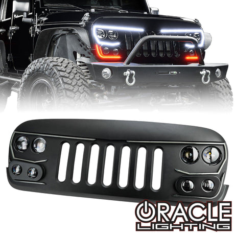 ORACLE Lighting VECTOR Pro-Series Full LED Grill for Jeep Wrangler JK