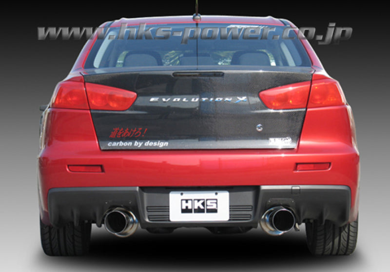 HKS Hi-Power Catback Exhaust - Mitsubishi Lancer Evolution 2008 2010-2015