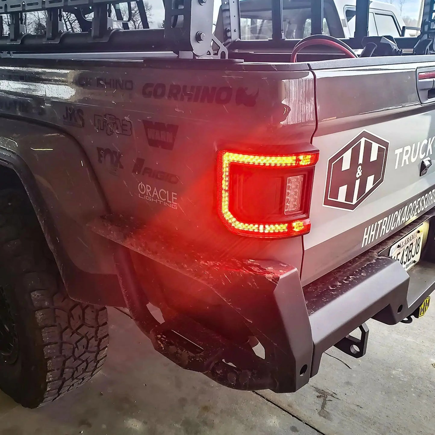 Flush Mount LED Tail Lights for Jeep Gladiator JT