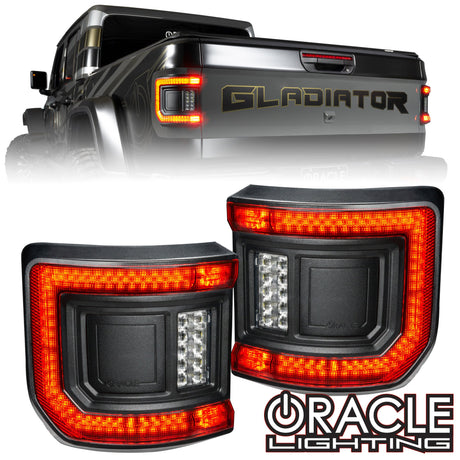 ORACLE Lighting Flush Mount LED Tail Lights for Jeep Gladiator JT