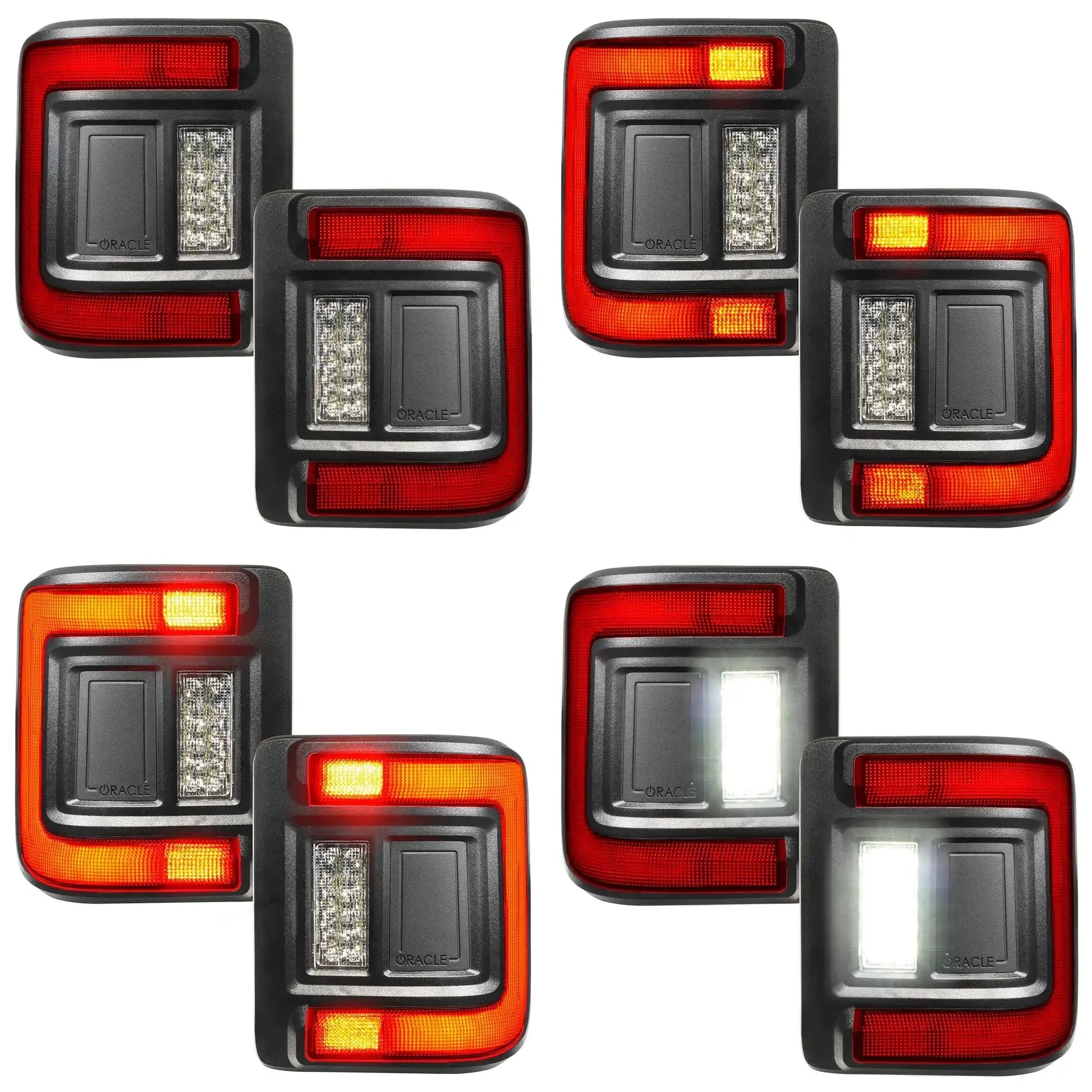 Flush Mount LED Tail Lights for Jeep Wrangler JL
