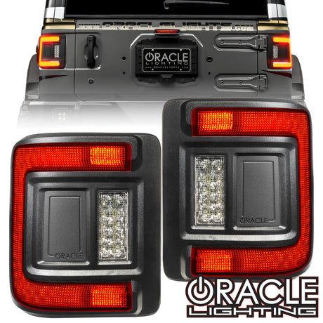 ORACLE Lighting Flush Mount LED Tail Lights for Jeep Wrangler JL