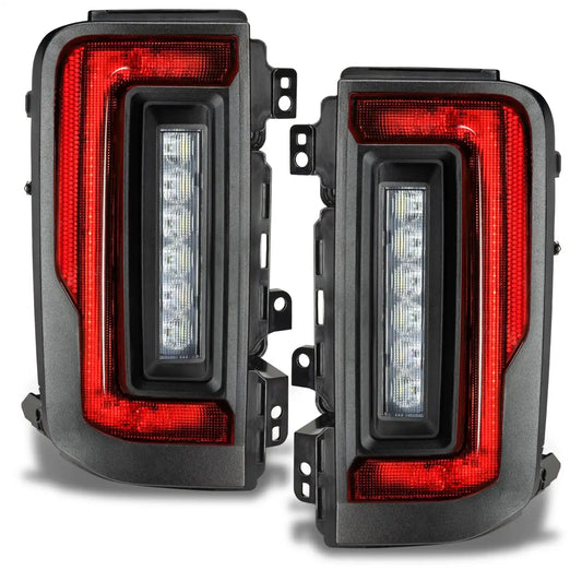 V2 | 2021-2025 Ford Bronco Flush Mount LED Tail Lights - Low Profile | 1,400 Lumens