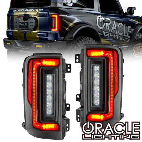 ORACLE Lighting Flush Style (Lensless) LED Tail Lights for 2021-2024 Ford Bronco