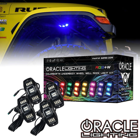 ORACLE Lighting ColorSHIFT RGB+W Underbody Wheel Well Rock Light Kit