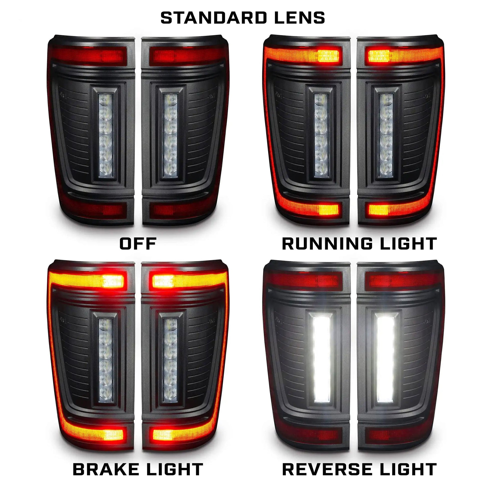 ORACLE Lighting Flush Style LED Tail Lights for 2021-2025 Ford F-150