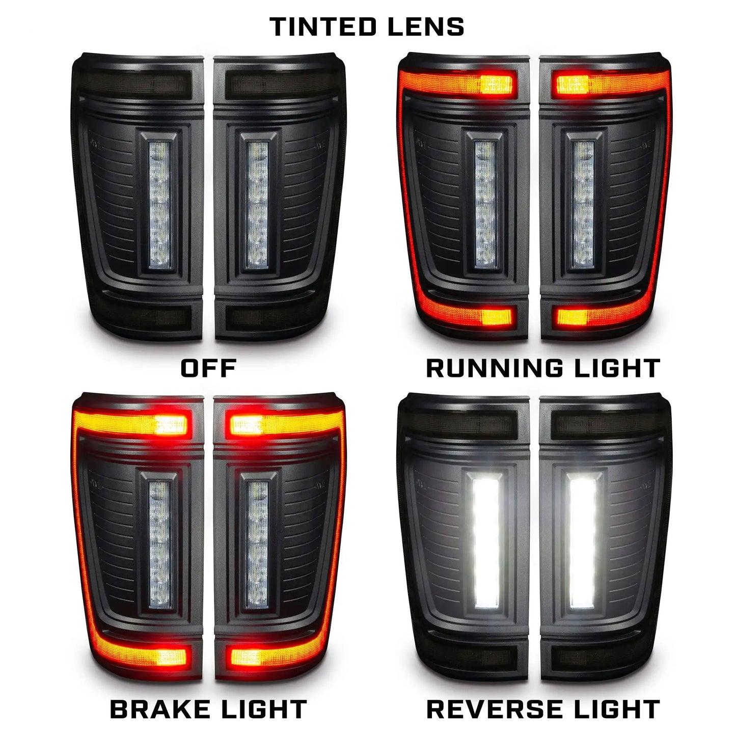 ORACLE Lighting Flush Style LED Tail Lights for 2021-2025 Ford F-150