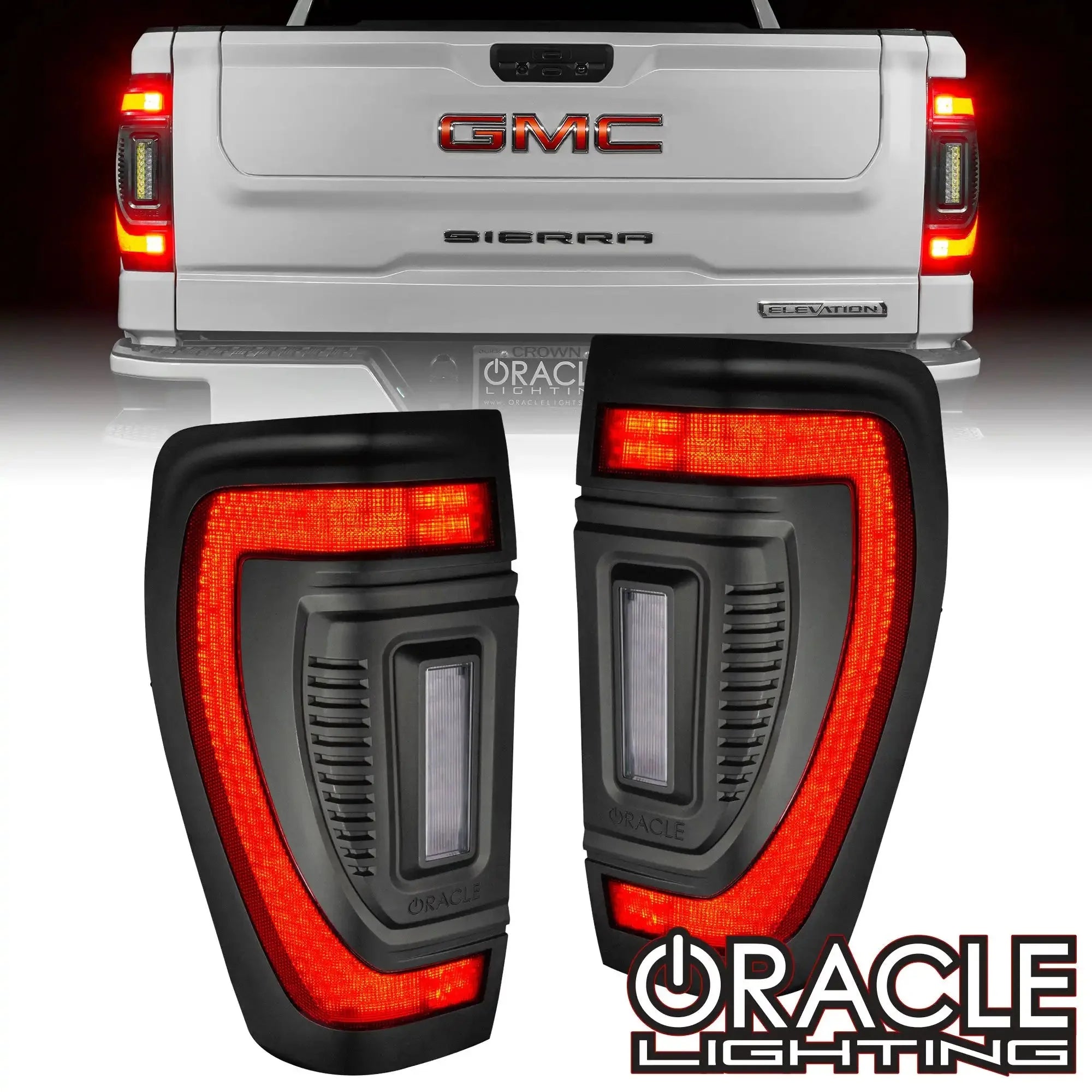 ORACLE Lighting Flush Style LED Tail Lights for 2019-2026 GMC Sierra