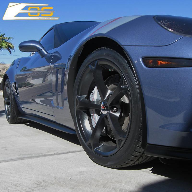 Corvette C6 Grand Sport / Z06 Front Splitter Lip & Side Skirts Rocker Panels - Revline Performance