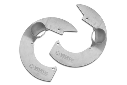Backing Plate Kit with Dry Carbon Duct for 2.5" Hose, Set of 2 - FT86