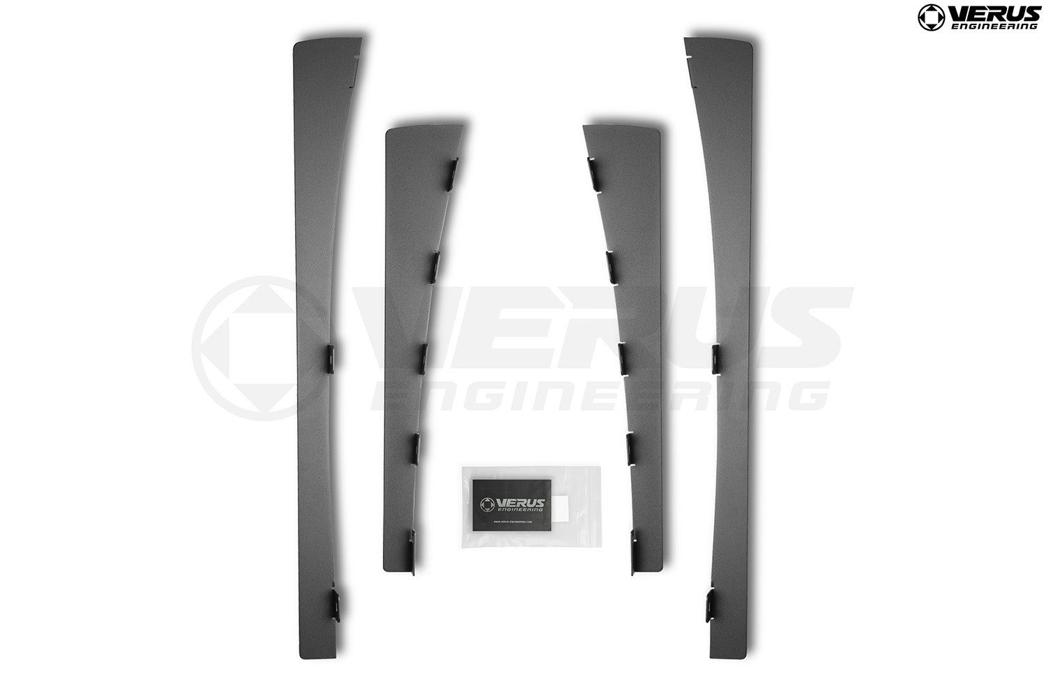 Strakes Rear Diffuser Rear Diffuser Strake Kit - Ford Musang Shelby GT350 and GT350R