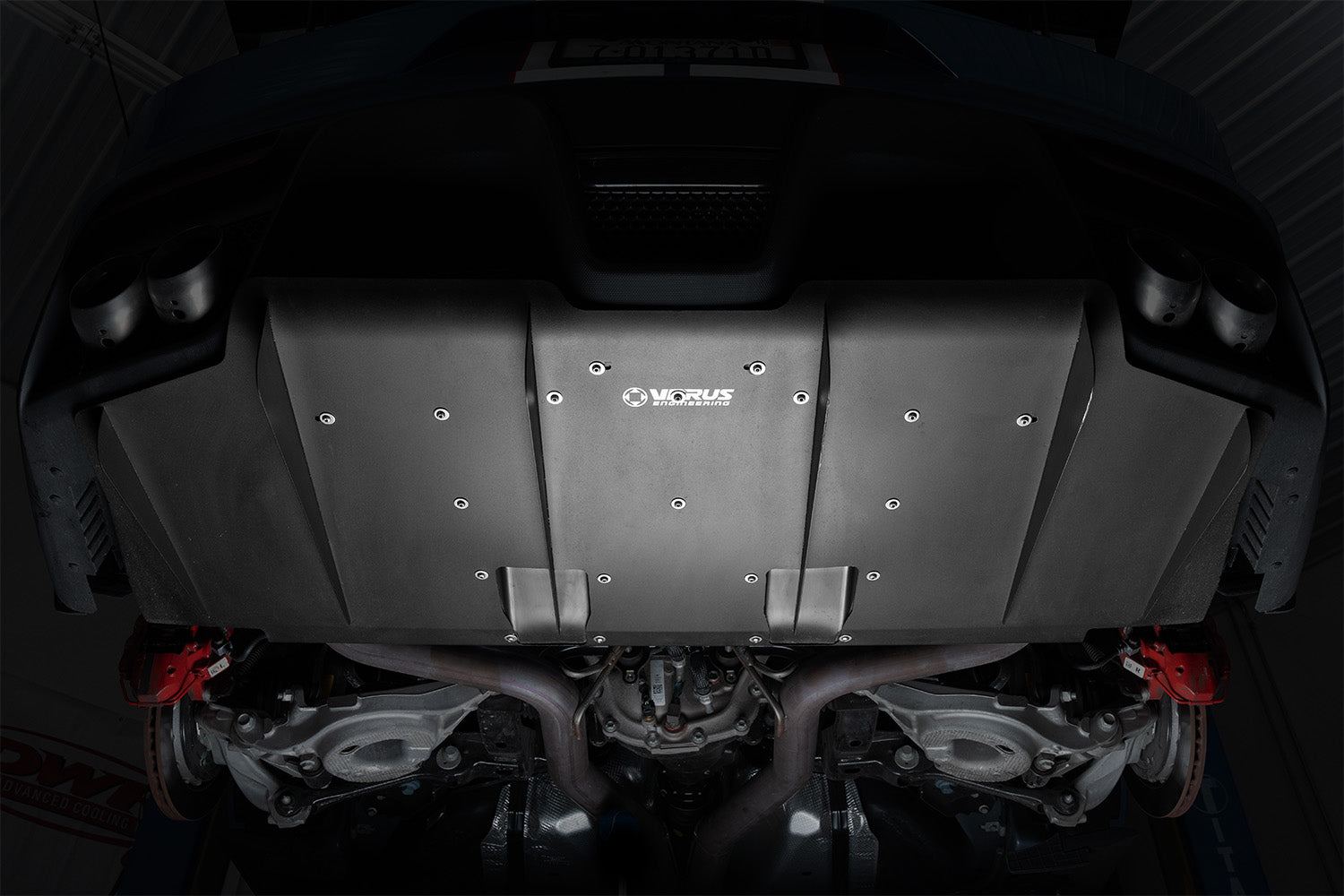 GT350R Rear Diff Cooler to Diffuser Install Kit - Shelby GT350 and GT350R