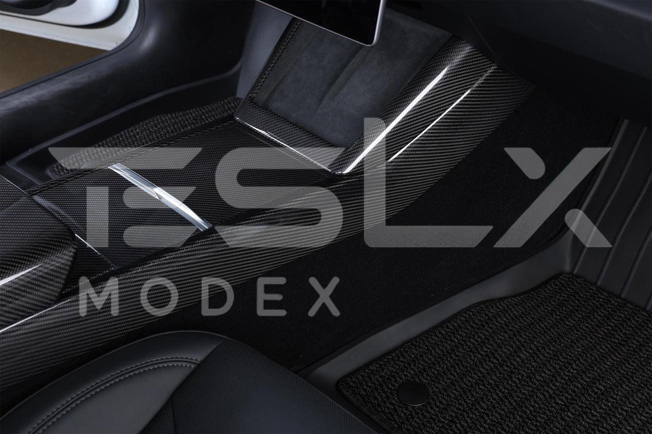 2024-Up Tesla Model 3 Carbon Fiber Interior Center Console Frame