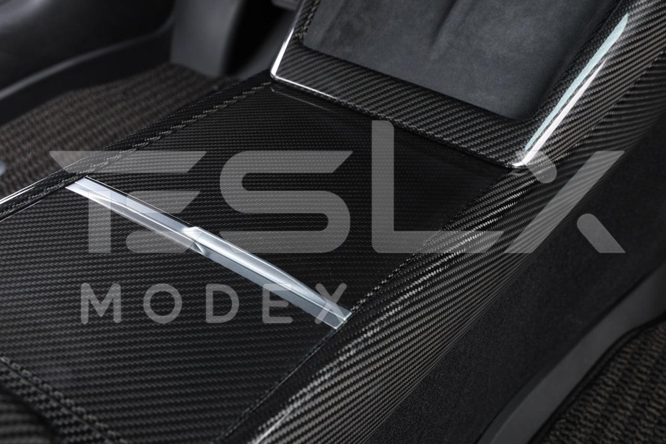 2020-Up Tesla Model 3 & Y Carbon Fiber Interior Center Console Shift Sides