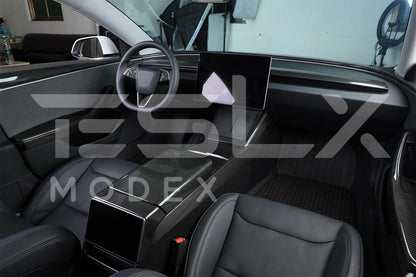 2020-Up Tesla Model 3 & Y Carbon Fiber Interior Center Console Shift Sides
