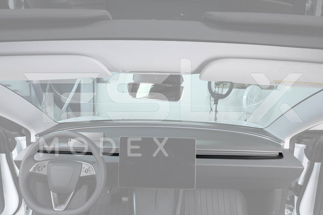 2024-Up Tesla Model 3 Carbon Fiber Interior Front Center AirOutlet Frame Cover