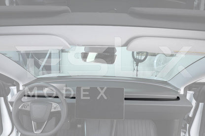 2024-Up Tesla Model 3 Carbon Fiber Interior Front Center AirOutlet Frame Cover