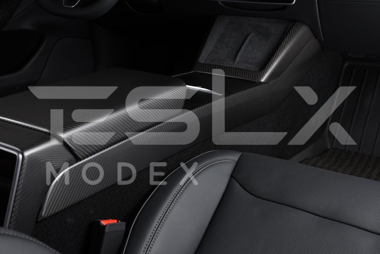 2020-Up Tesla Model 3 & Y Carbon Fiber Interior Center Console Shift Sides