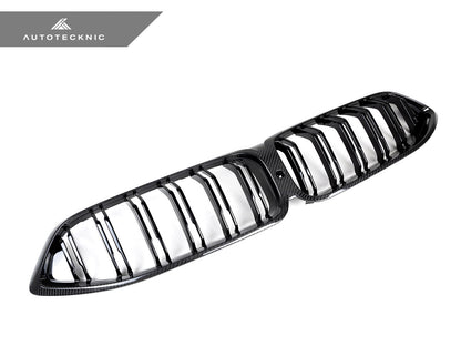 AutoTecknic Dry Carbon Dual-Slats Front Grille - G14/ G15/ G16 8-Series