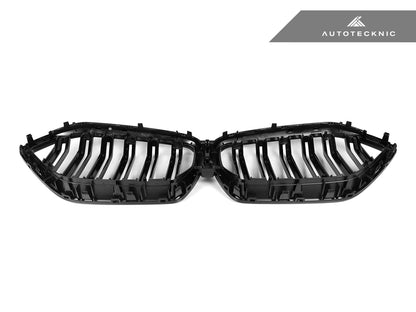 AutoTecknic Dual-Slats Gloss Black Front Grille - G06 X6 LCI