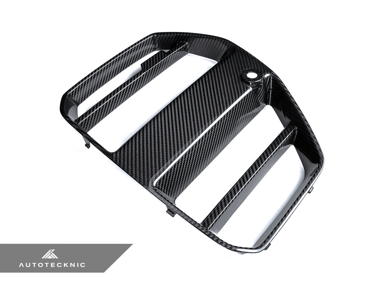 AutoTecknic Dry Carbon Podium V1 Front Grille Set - G80 M3 | G82/ G83 M4