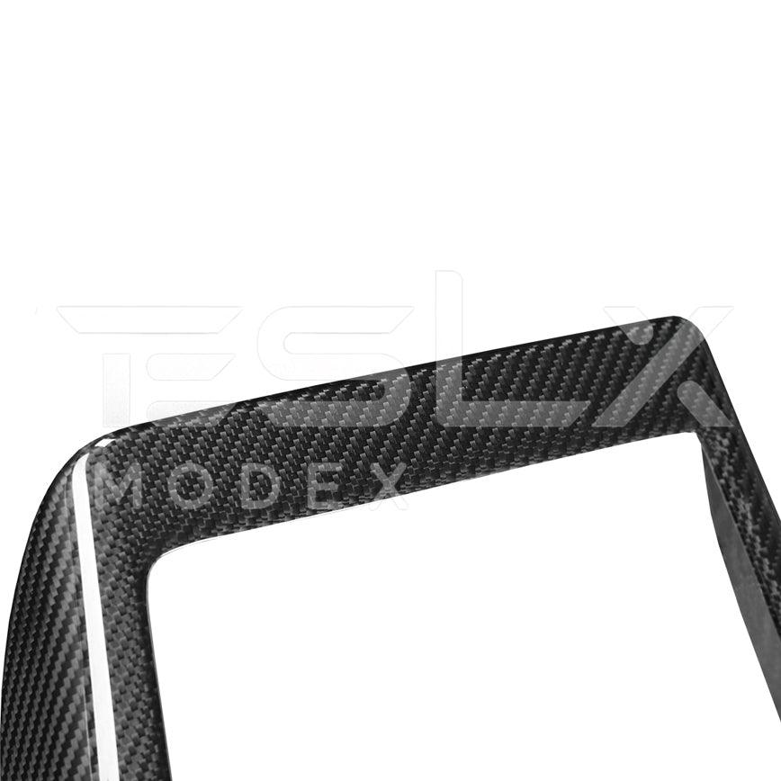 2024-Up Tesla Model 3 Carbon Fiber Interior Center Console Frame