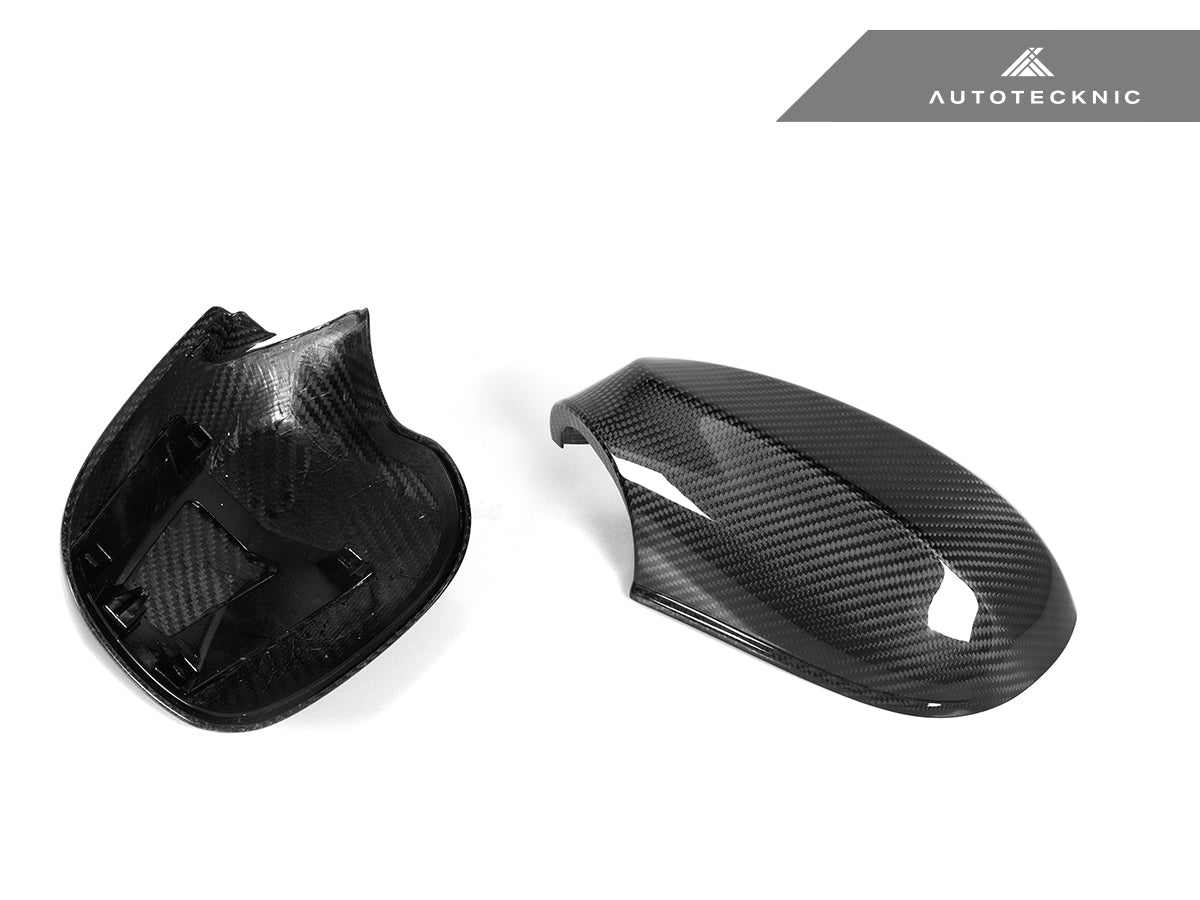 AutoTecknic Dry Carbon Fiber Mirror Cap Set - E82 1-Series LCI