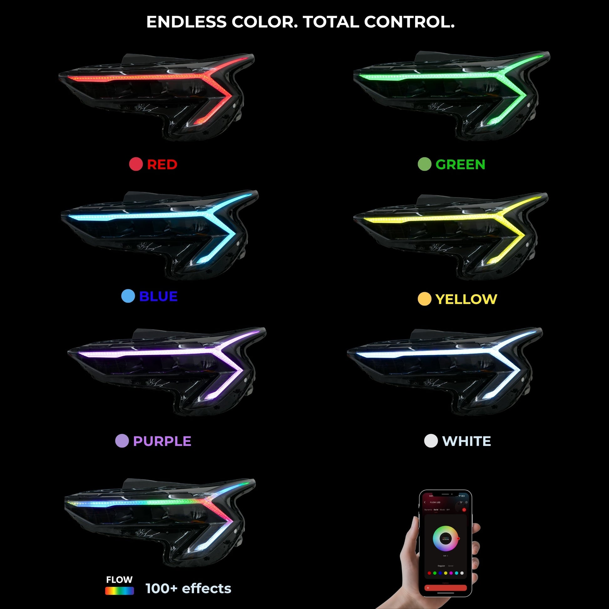 Kia K5 Flow Multicolor DRL Boards (2025-2026)