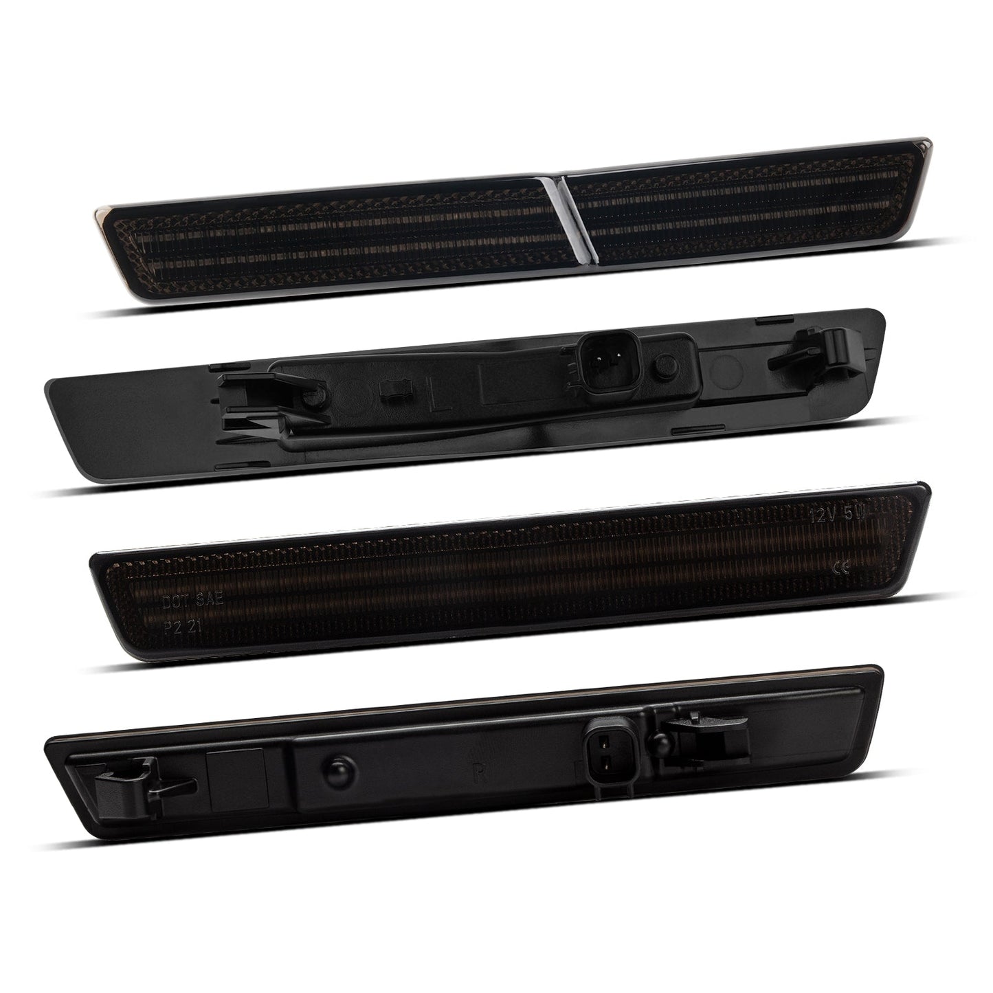 CHALLENGER WIDEBODY 15-23 FRONT/REAR DYNAMIC SMOKED LED SIDE MARKERS