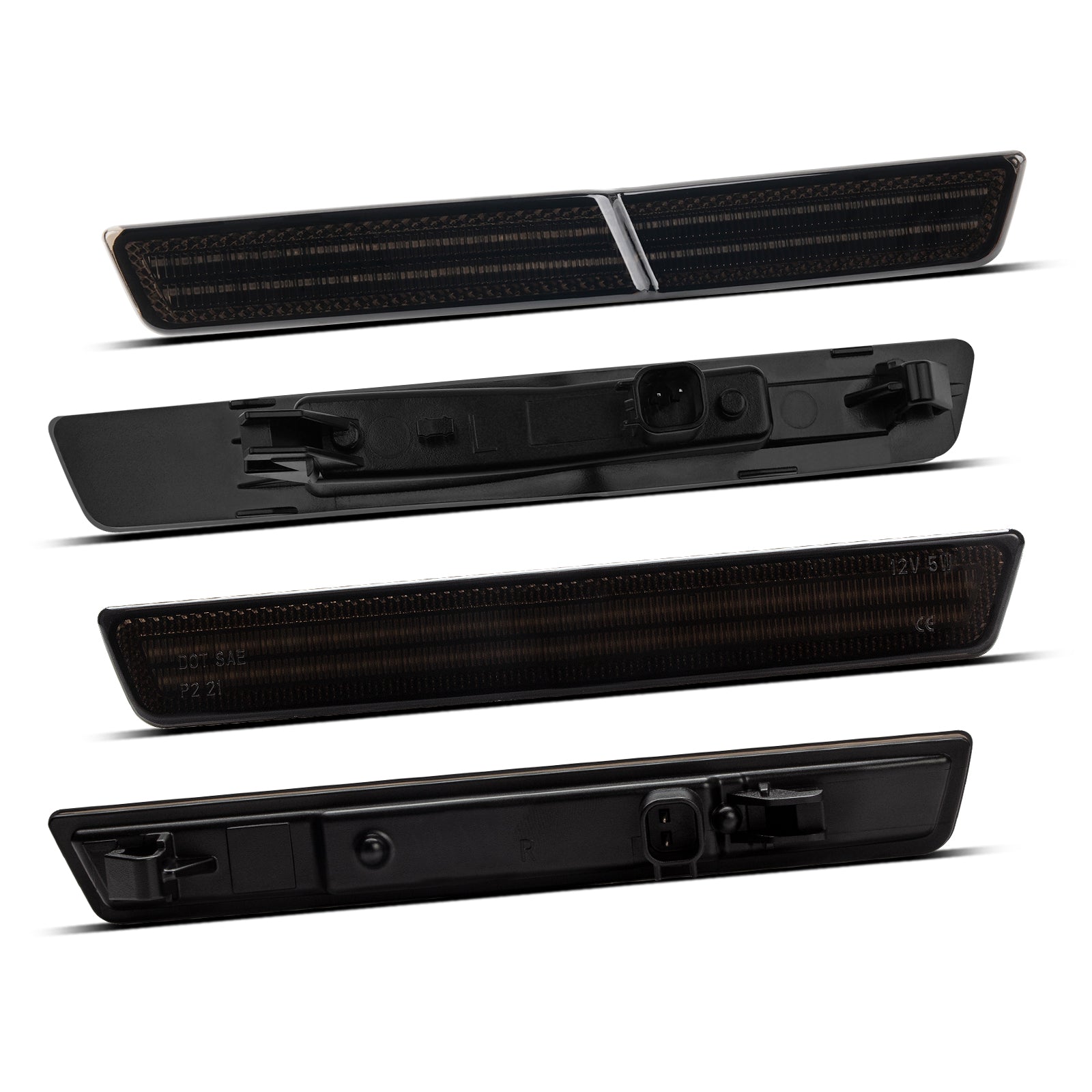 CHALLENGER WIDEBODY 15-23 FRONT/REAR DYNAMIC SMOKED LED SIDE MARKERS