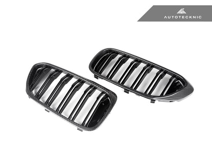 AutoTecknic Carbon Fiber Front Grille Set - G30 5-Series Pre-LCI