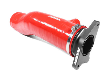 Perrin [22-24 WRX] Red/Black 3in Turbo Inlet Hose w/ Nozzle - Longer Version | PSP-INT-425