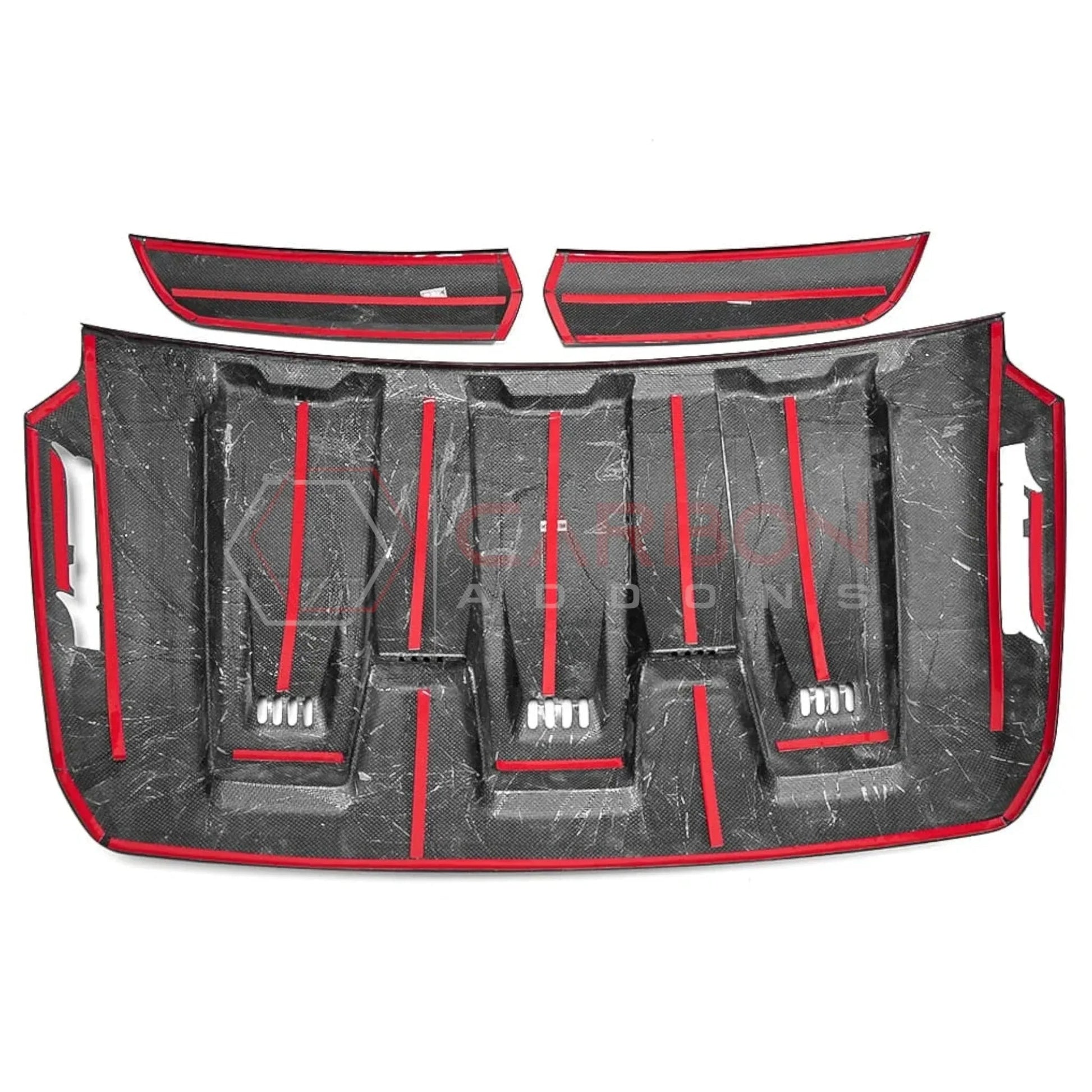 2023-Up Ford F-150 Raptor R Carbon Fiber Hood Vent Cover | V8