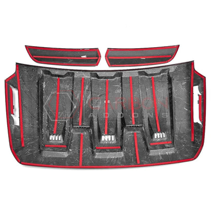 2023-Up Ford F-150 Raptor R Carbon Fiber Hood Vent Cover | V8