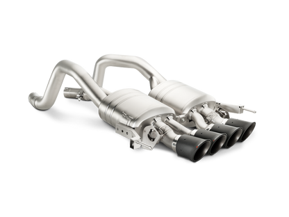 Akrapovic 14-17 Chevrolet Corvette Z06 (C7) Slip-On Line (Titanium) w/ Carbon Tips MTP-CO/TI/2