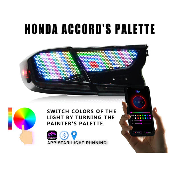 2018-2022 Honda Accord Matrix RGB LED Tail Lights
