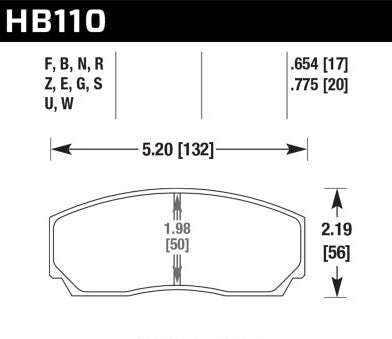 HAWK Performance DTC-70 Motorsports Brake Pads - Fits Front YSCPF4a & YSCPF6a / Rear YSCPR6b Calipers