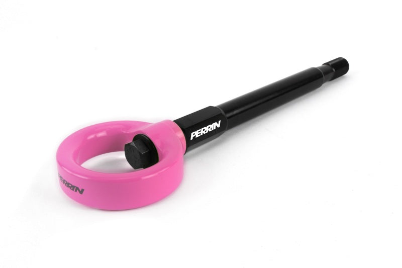 Perrin [08-14 WRX/STI] Tow Hook Kit Front - Hyper Pink | PSP-BDY-231HP