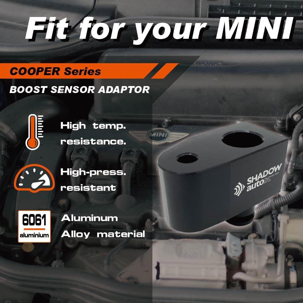 Shadow Mini Cooper Turbo Boost Gauge Pressure Sensor Adapter Tap