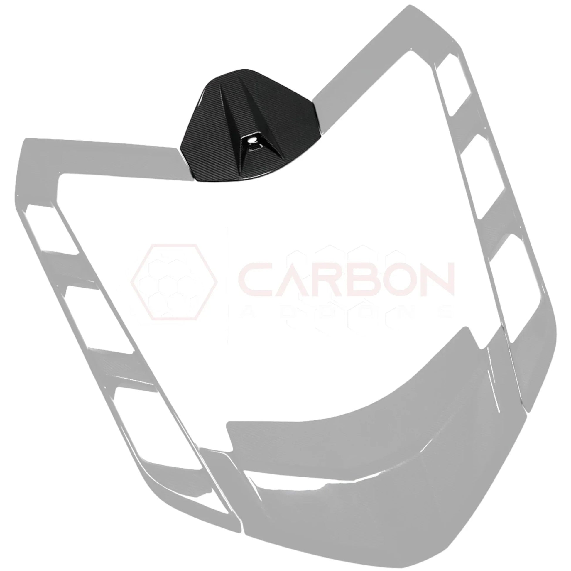 C8 Corvette Carbon Fiber Rear Camera Decklid Housing Trim Cover | Exterior Upgrade (2020–2026 Coupe)