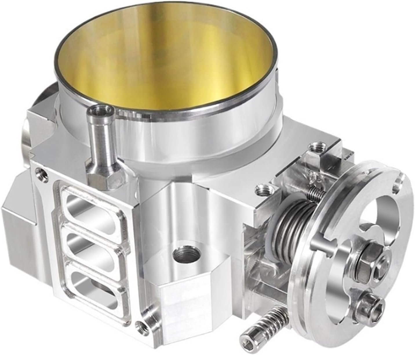 SPDZ1 70mm Silver Billet Aluminum Throttle Body For Integra RSX DC5 Civic SI EP3 K20 K20A K-Series