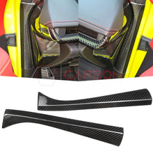 C8 Corvette Real Carbon Fiber Dashboard Side Trim Covers