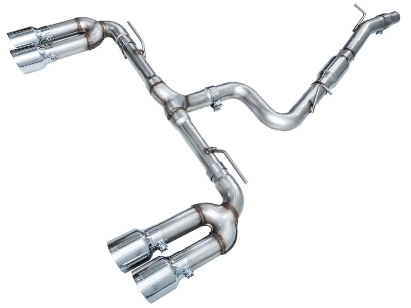 AWE Tuning AWE 22-24 Audi 8Y S3 Track Edition Exhaust - Chrome Silver Tips 3020-42897