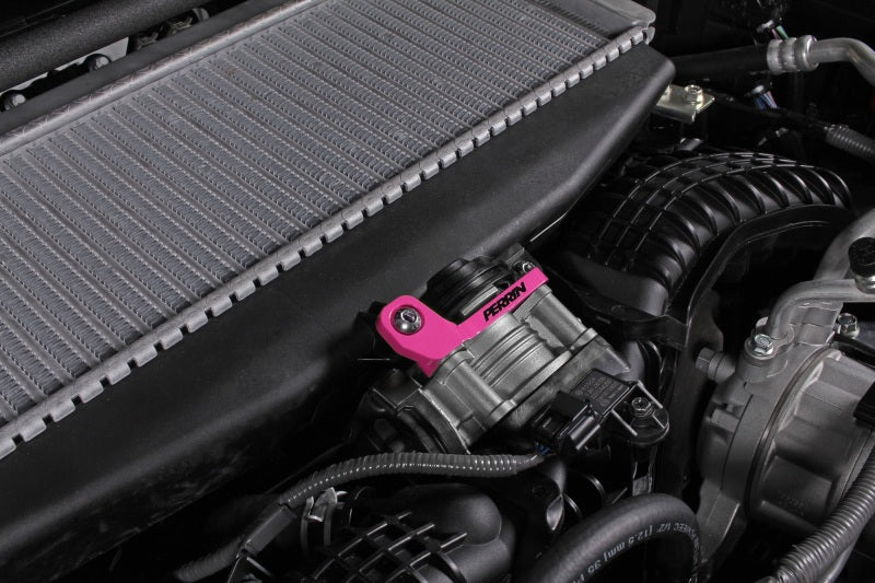 Perrin [22-25 WRX] Top Mount Intercooler Bracket - Hyper Pink | PSP-ITR-331HP