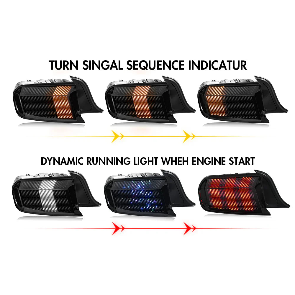 2015-2023 Ford Mustang RGB Matrix Tail Lights