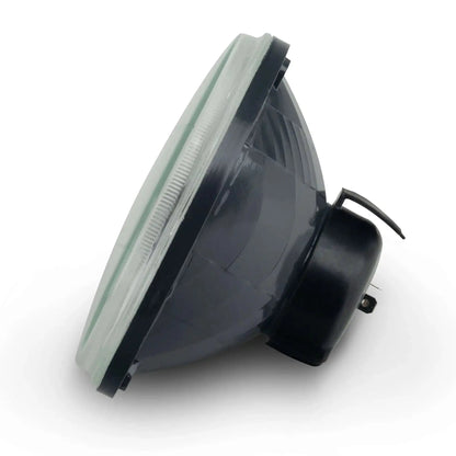 7" Sealed Beam Glass Lens Headlight – Non-Halo (Compatible with H4 LED Bulbs)