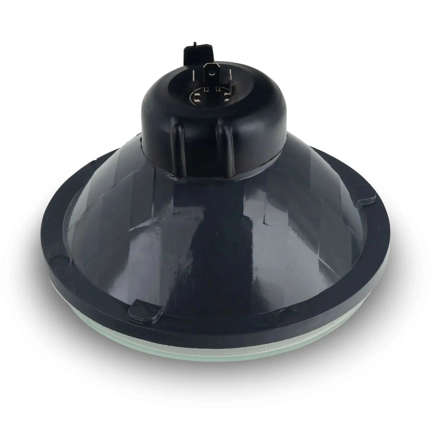 7" Sealed Beam Glass Lens Headlight – Non-Halo (Compatible with H4 LED Bulbs)